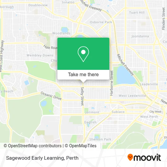 Mapa Sagewood Early Learning