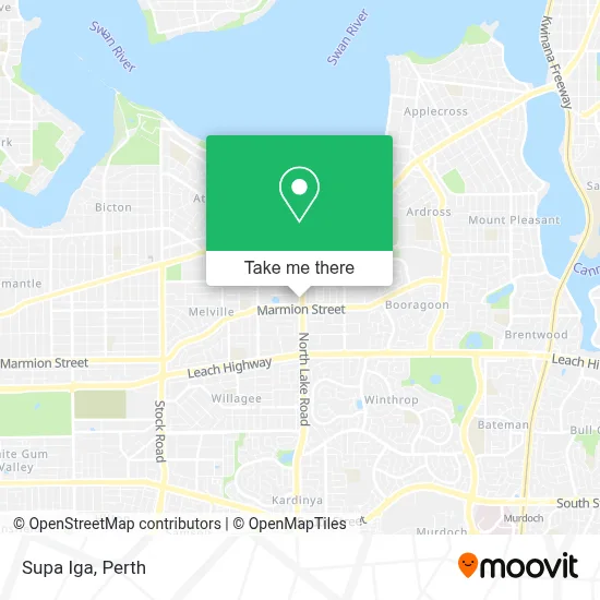 Mapa Supa Iga
