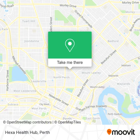 Mapa Hexa Health Hub