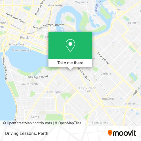 Driving Lessons map