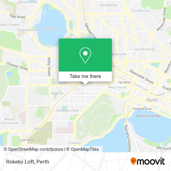 Rokeby Loft map