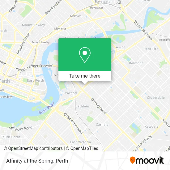 Mapa Affinity at the Spring