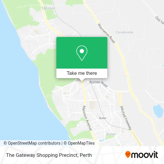 Mapa The Gateway Shopping Precinct