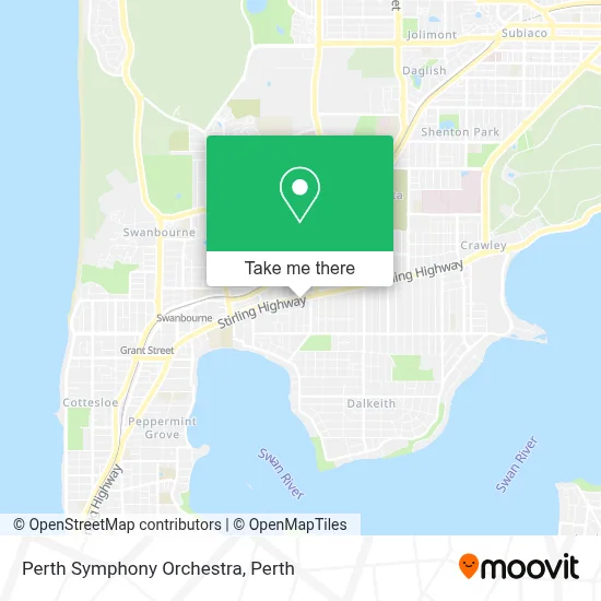 Perth Symphony Orchestra map