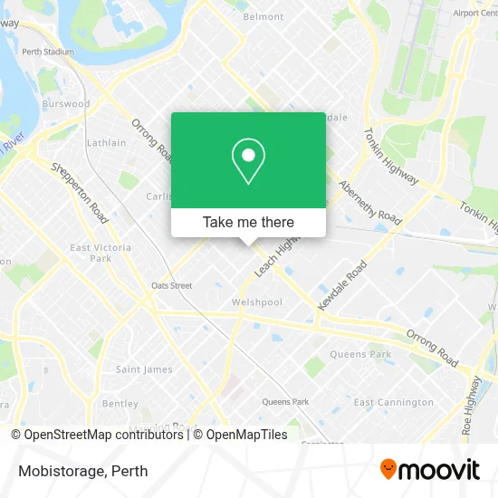 Mapa Mobistorage