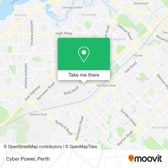 Cyber Power map
