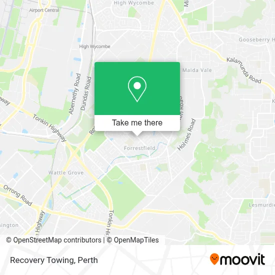 Mapa Recovery Towing
