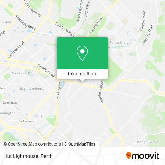 Mapa Iut Lighthouse
