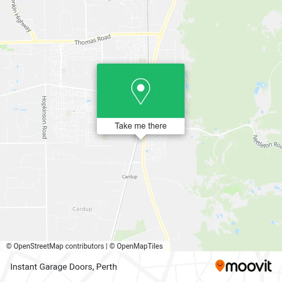 Mapa Instant Garage Doors
