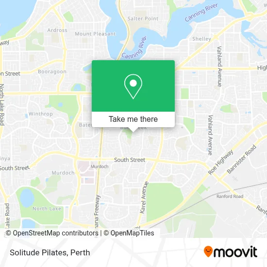 Mapa Solitude Pilates