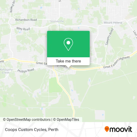 Coops Custom Cycles map