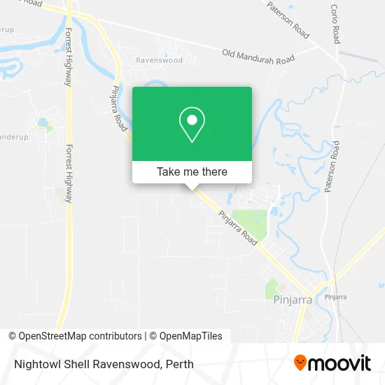 Mapa Nightowl Shell Ravenswood