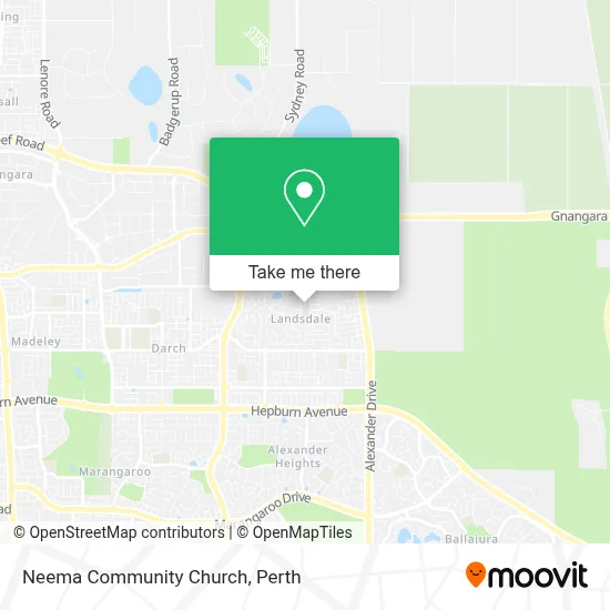Mapa Neema Community Church