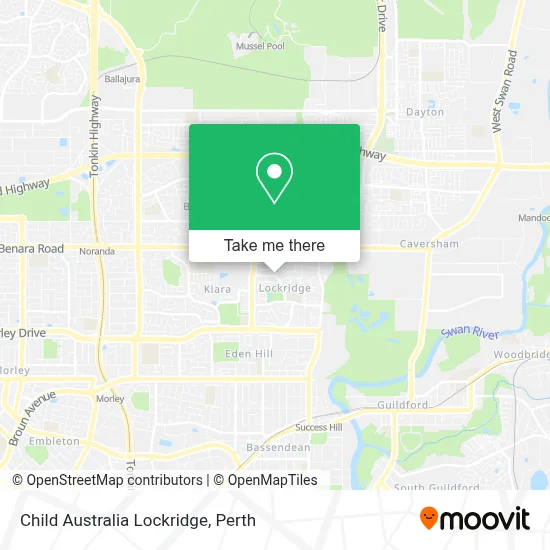 Mapa Child Australia Lockridge