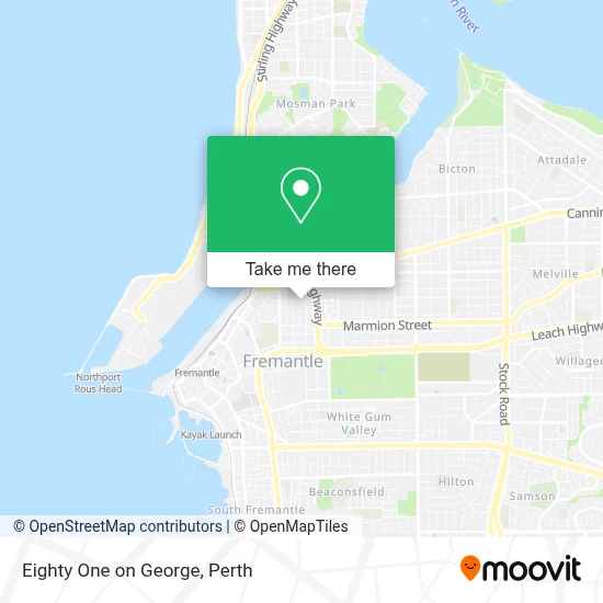 Eighty One on George map