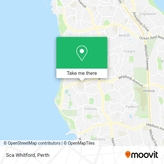 Mapa Sca Whitford