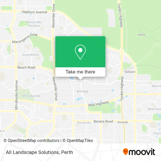 All Landscape Solutions map