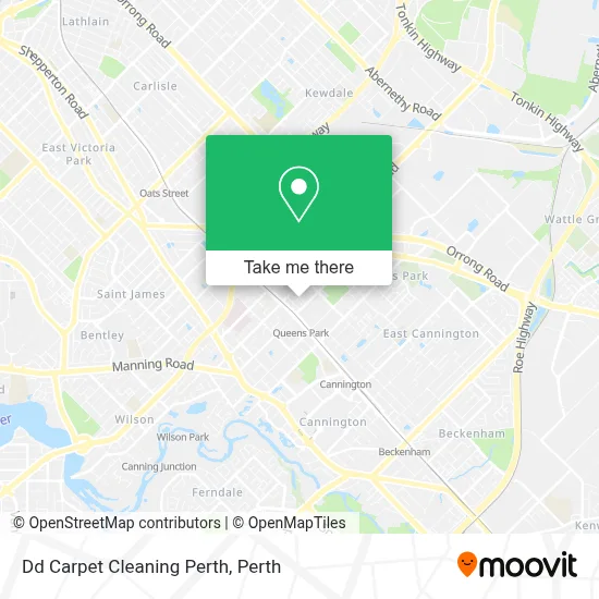 Mapa Dd Carpet Cleaning Perth