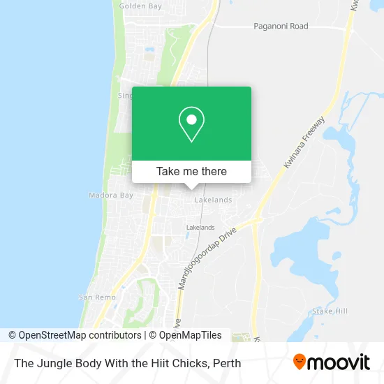 Mapa The Jungle Body With the Hiit Chicks