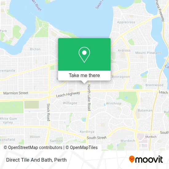 Direct Tile And Bath map