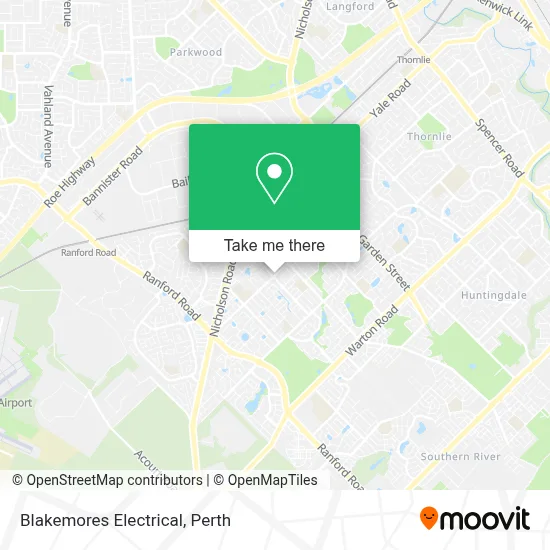 Blakemores Electrical map