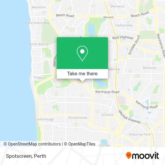 Mapa Spotscreen
