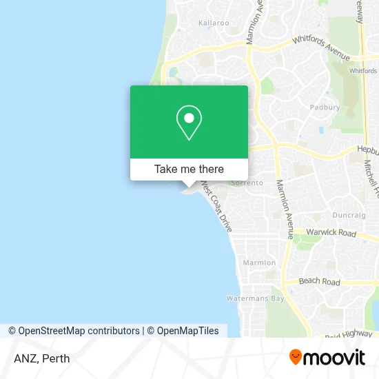 Mapa Anz