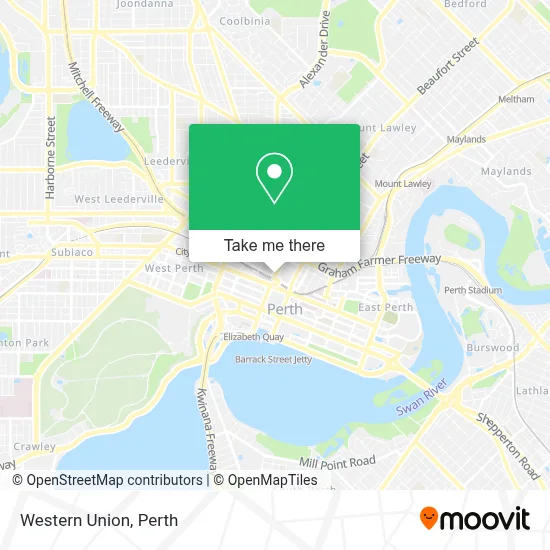 Mapa Western Union