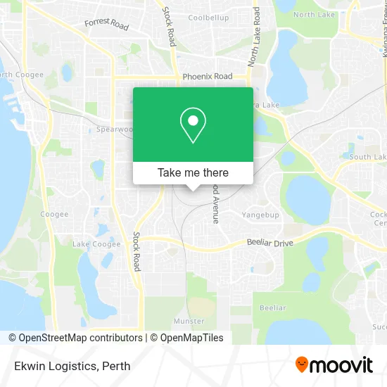Mapa Ekwin Logistics
