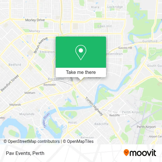 Mapa Pav Events
