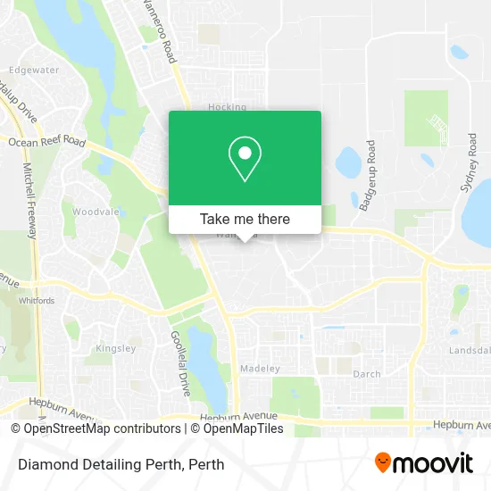 Mapa Diamond Detailing Perth