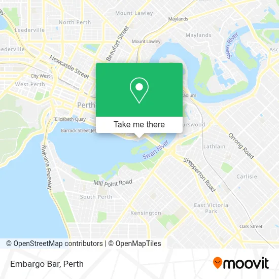 Mapa Embargo Bar