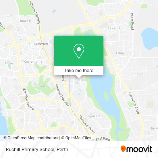 Ruchill Primary School map