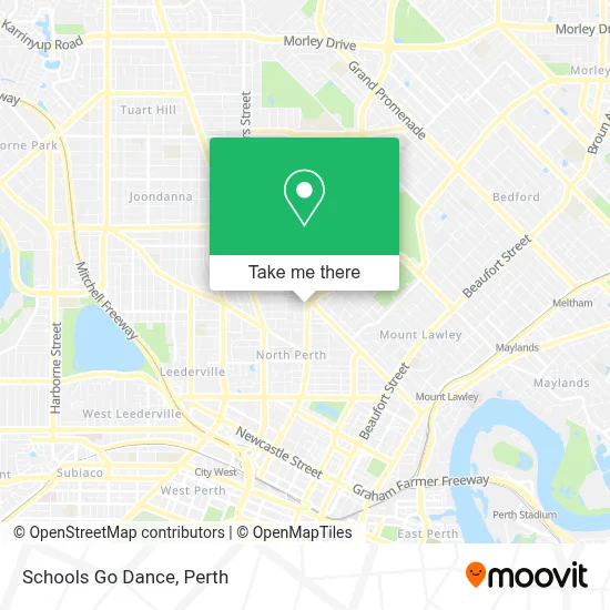 Mapa Schools Go Dance