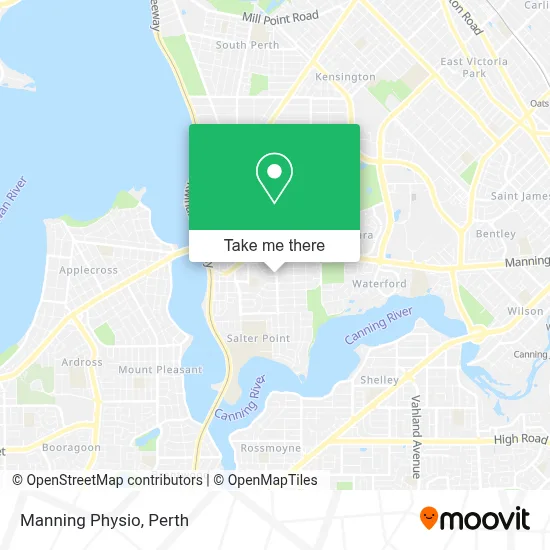 Mapa Manning Physio