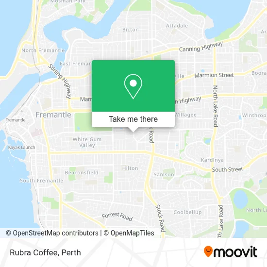 Mapa Rubra Coffee