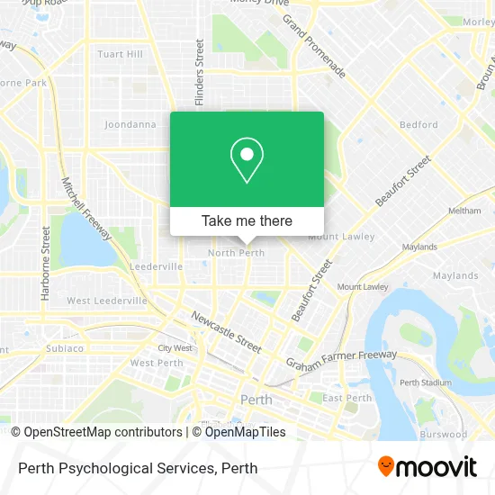 Mapa Perth Psychological Services
