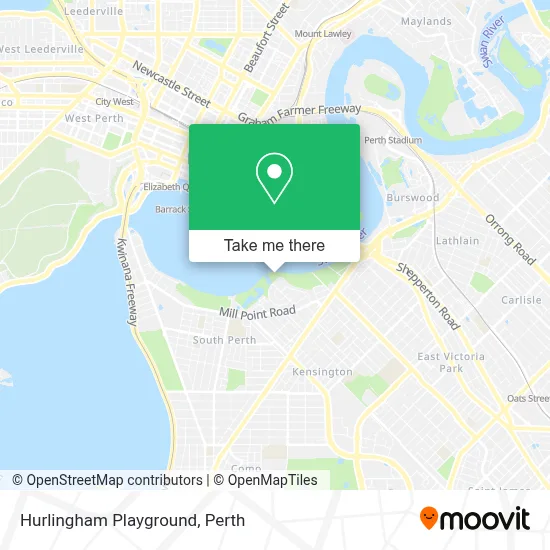 Mapa Hurlingham Playground