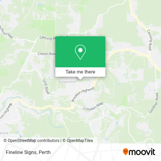 Mapa Fineline Signs