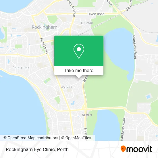 Mapa Rockingham Eye Clinic