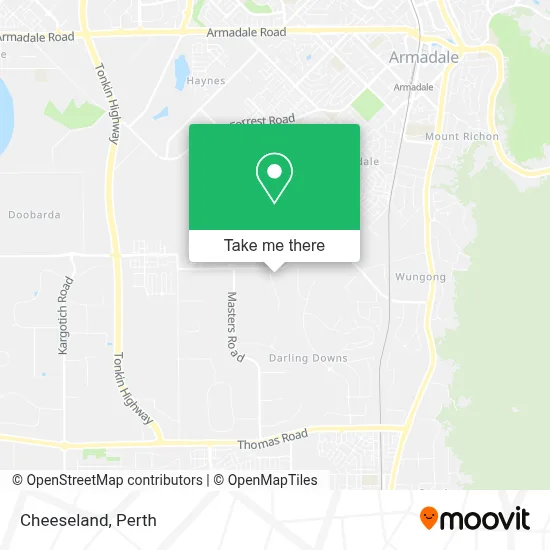 Mapa Cheeseland