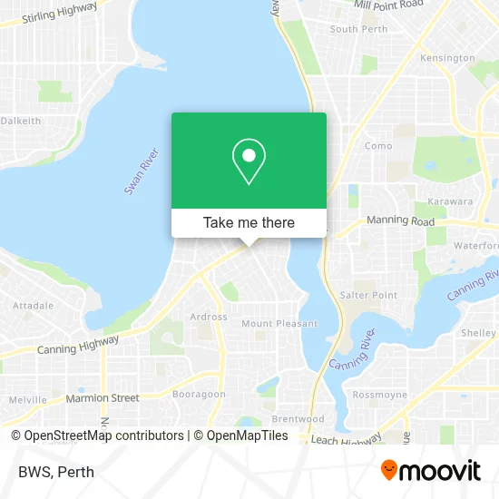 Mapa Bws