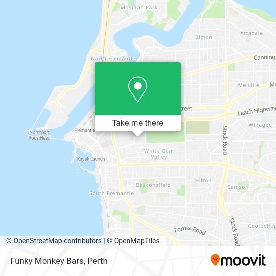 Mapa Funky Monkey Bars