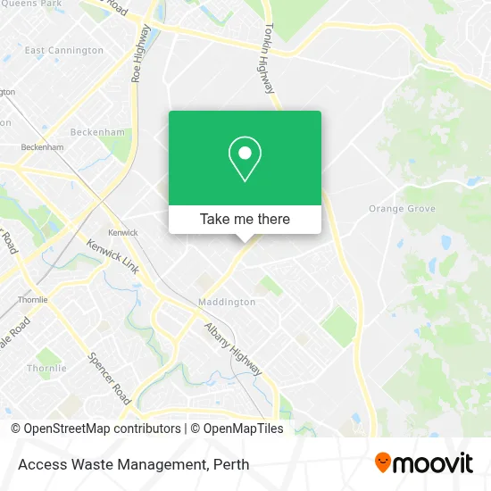 Mapa Access Waste Management