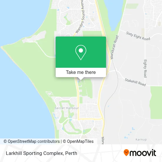 Mapa Larkhill Sporting Complex