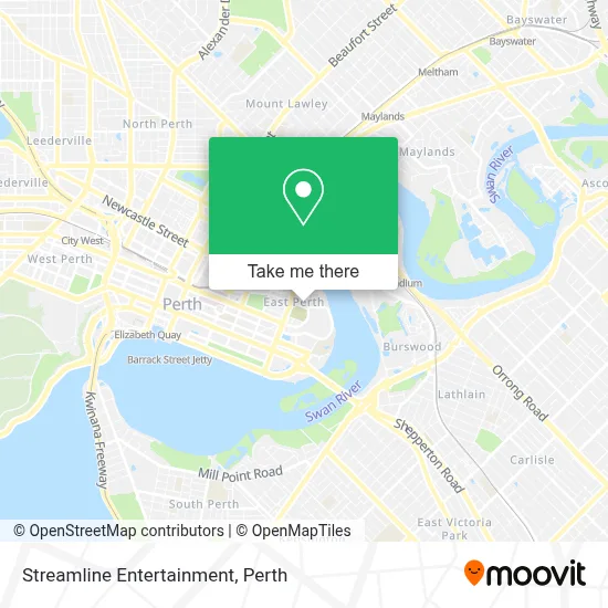 Mapa Streamline Entertainment