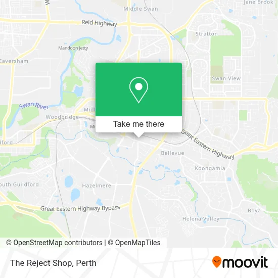 The Reject Shop map