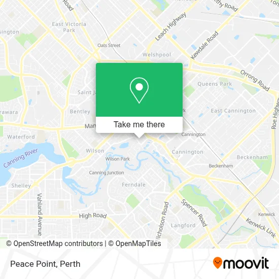 Peace Point map