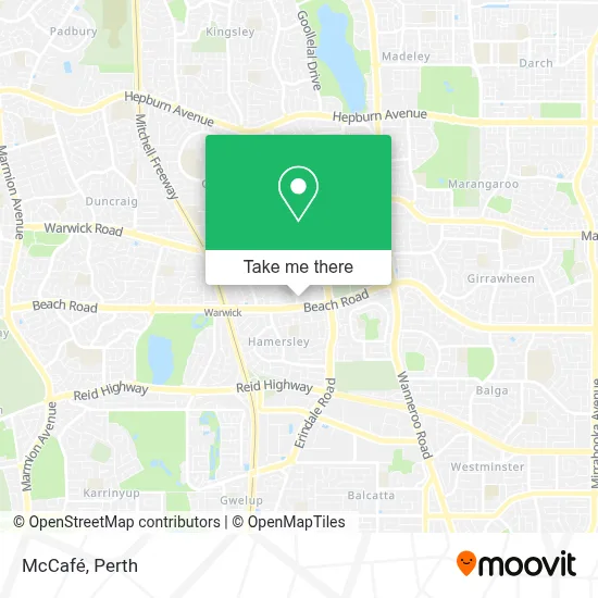 Mapa Mccafé