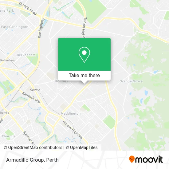 Mapa Armadillo Group